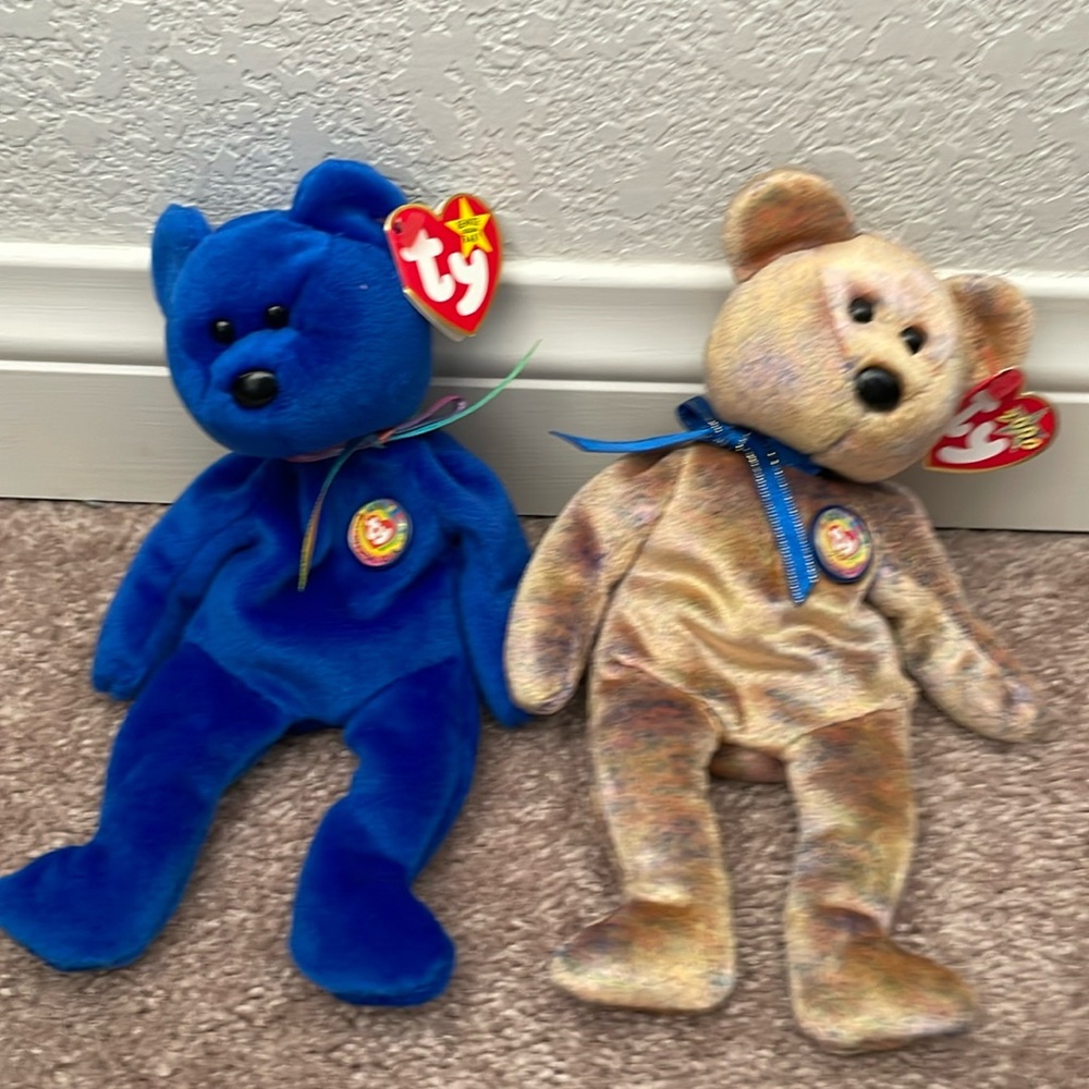 CLUBBY and CLUBBY III Beany Babies!
